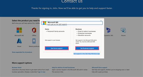 How to get support for Outlook.com .